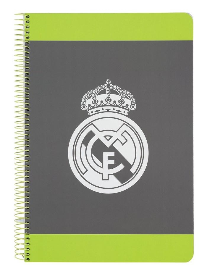 LIBRETA FOLIO 80H TAPAS DURAS REAL MADRID GREY 511554066 | 8412688232864 | Librería Castillón - Comprar libros online Aragón, Barbastro