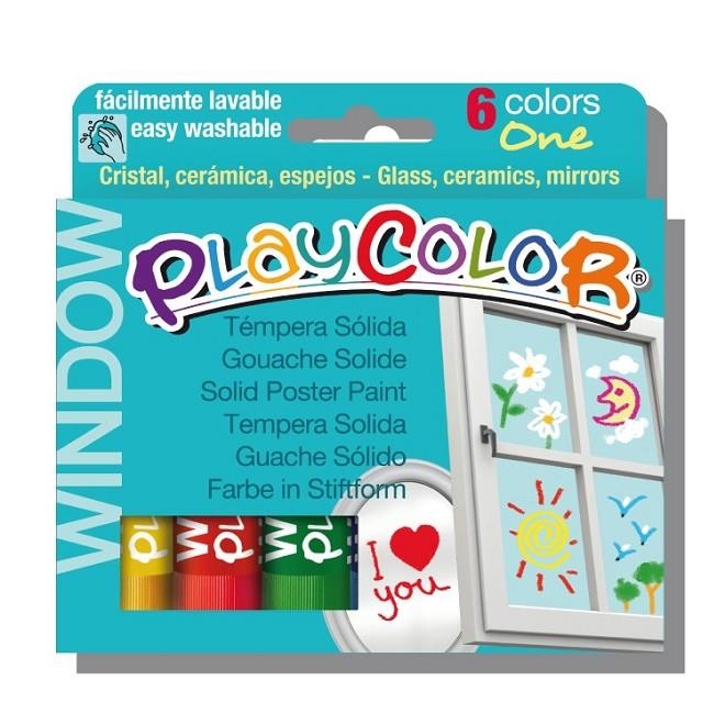 INSTANT PLAYCOLOR ONE WINDOW 6 COLORES 02001 | 8414213020014 | Librería Castillón - Comprar libros online Aragón, Barbastro