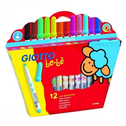 ROTULADOR GIOTTO BEBE CAJA 12 UNIDADES 466700 / 36356 | 8000825466717 | Librería Castillón - Comprar libros online Aragón, Barbastro