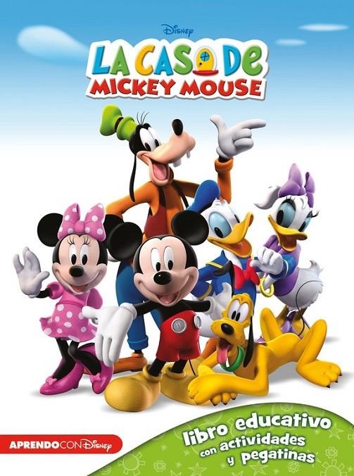 La casa de Mickey Mouse (Libro educativo Disney con actividades y pegatinas) | 9788416548255 | DISNEY | Librería Castillón - Comprar libros online Aragón, Barbastro