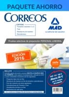 PAQUETE AHORRO PERSONAL LABORAL CORREOS Y TELÉGRAFOS ED.2016 | 9788490936634 | Varios autores | Librería Castillón - Comprar libros online Aragón, Barbastro