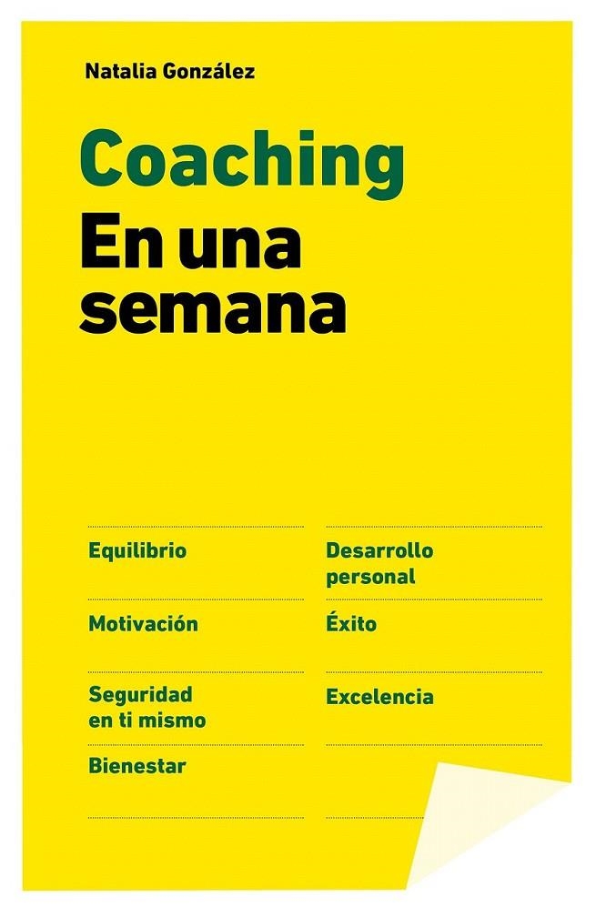 Coaching en una semana | 9788498754216 | Natalia Paloma González Villar | Librería Castillón - Comprar libros online Aragón, Barbastro