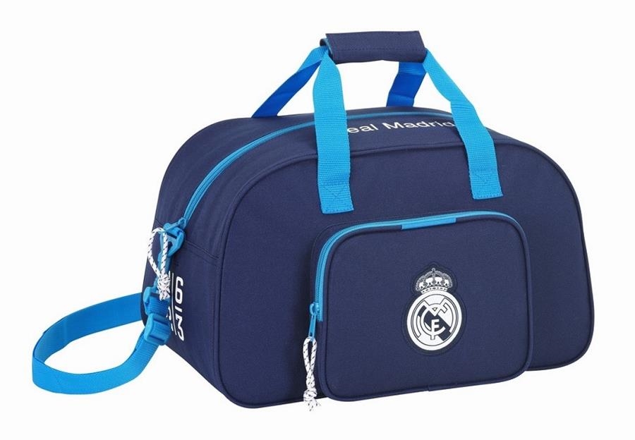 BOLSA DEPORTE REAL MADRID BLUE 400x230x240 mm 711657273 | 8412688238811 | Librería Castillón - Comprar libros online Aragón, Barbastro