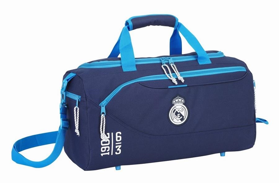 BOLSA DEPORTE REAL MADRID BLUE 500x250x250 mm 711657553 | 8412688238828 | Librería Castillón - Comprar libros online Aragón, Barbastro