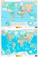 mapa mudo politicio y fisico del Mundo formato A3 | 9788441635555 | Librería Castillón - Comprar libros online Aragón, Barbastro