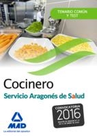 COCINERO SALUD ARAGÓN TEMARIO COMÚN Y TEST ED.2016 | 9788490937228 | Librería Castillón - Comprar libros online Aragón, Barbastro