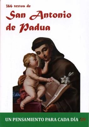 366 Textos de San Antonio de Padua | 9788415915348 | González Vinagre, Antonio | Librería Castillón - Comprar libros online Aragón, Barbastro