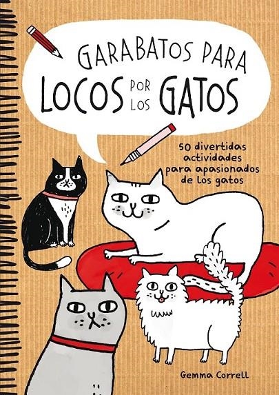 Garabatos para locos por los gatos | 9788416489039 | Correll, Gemma | Librería Castillón - Comprar libros online Aragón, Barbastro