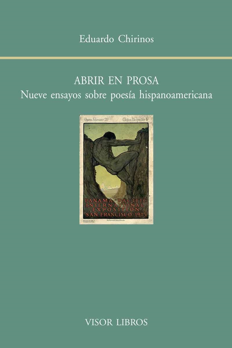 Abrir en prosa | 9788498951769 | Chirinos, Eduardo | Librería Castillón - Comprar libros online Aragón, Barbastro