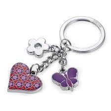 LLAVERO PINK HEART CORAZÓN-MARIPOSA-FLOR KR1602PU | 4024023118890 | Librería Castillón - Comprar libros online Aragón, Barbastro