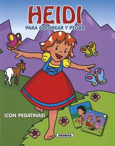 Heidi para colorear y pegar | 9788467749755 | Susaeta, Equipo | Librería Castillón - Comprar libros online Aragón, Barbastro