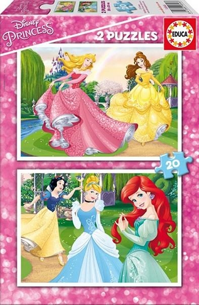 PUZZLE EDUCA DISNEY PRINCESAS 2 PUZZLES 20 PIEZAS | 8412668168466 | DISNEY | Librería Castillón - Comprar libros online Aragón, Barbastro