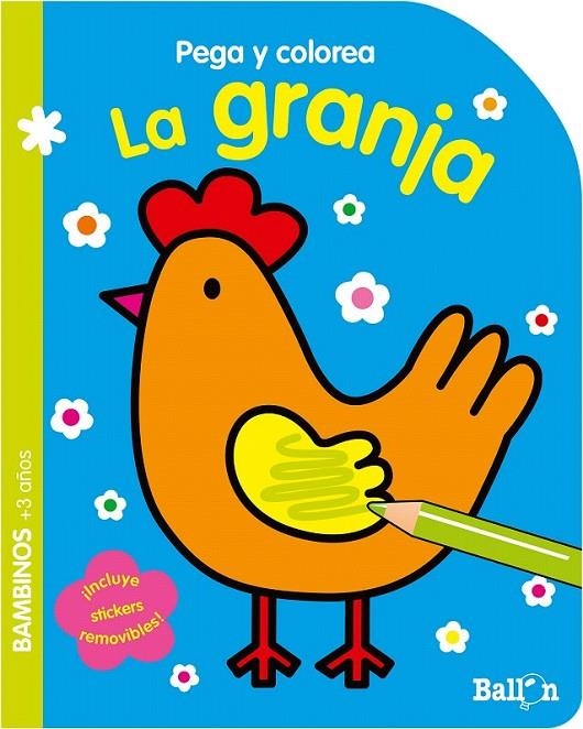 Pega y colorea - La granja | 9789463072793 | Ballon | Librería Castillón - Comprar libros online Aragón, Barbastro