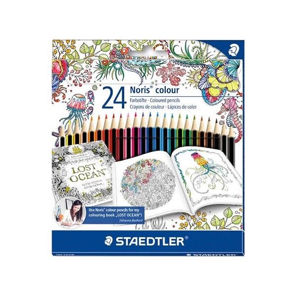 LAPICES COLOR STAEDTLER TRIPLUS ERGO SOFT 24 COLORES 157 C24JB ED.ESPECIAL JOHANNA BASFORD | 4007817015544 | Basford, Johanna | Librería Castillón - Comprar libros online Aragón, Barbastro