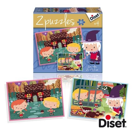 DISET 2 PUZZLES 48 PIEZAS CUENTO HANSEL Y GRETEL | 8410446699638 | Librería Castillón - Comprar libros online Aragón, Barbastro