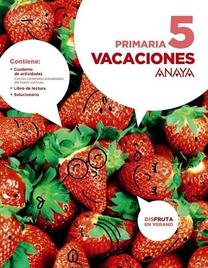 Vacaciones 5. CUADERNO ACTIVIDADES + LIBRO LECTURA + SOLUCIONARIO | 9788469814109 | Anaya Educación | Librería Castillón - Comprar libros online Aragón, Barbastro