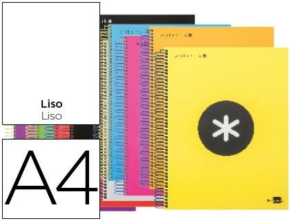 % CUADERNO LIDERPAPEL ANTARTIK A4 MICRO TAPA FORRADA 120H 100GR LISO SIN BANDAS 4 TALADROS | 8423473747944 | Librería Castillón - Comprar libros online Aragón, Barbastro