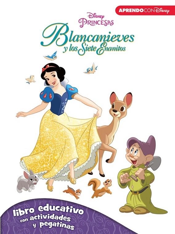 Blancanieves y los siete enanitos (Libro educativo Disney con actividades y pega | 9788416548521 | DISNEY | Librería Castillón - Comprar libros online Aragón, Barbastro