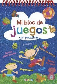 MI BLOC DE JUEGOS CON PEGATINAS AZUL | 9788490375907 | AA.VV | Librería Castillón - Comprar libros online Aragón, Barbastro