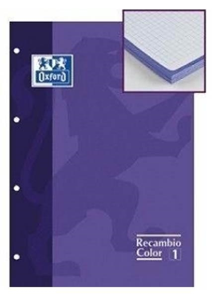 RECAMBIO A4 4T 80H CDL 5MM OXFORD SCHOOL VIOLETA | 3020120086880 | Librería Castillón - Comprar libros online Aragón, Barbastro