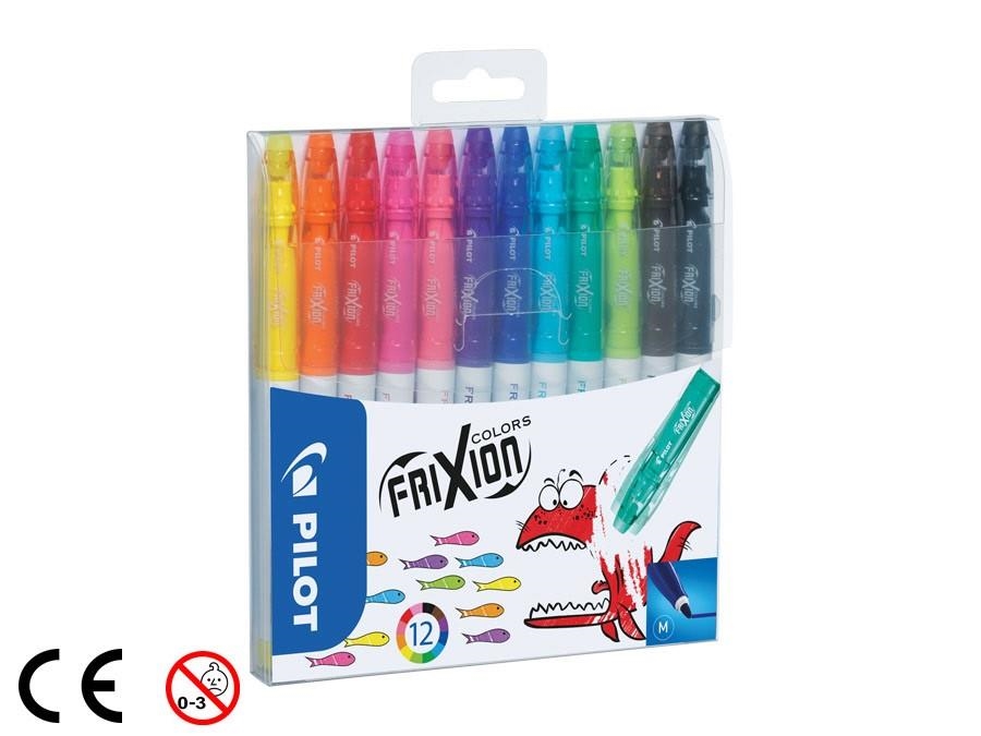 PILOT FRIXION COLORS ROTULADORES PARA PINTAR BORRABLES 12 COLORES | 4902505423888 | Librería Castillón - Comprar libros online Aragón, Barbastro