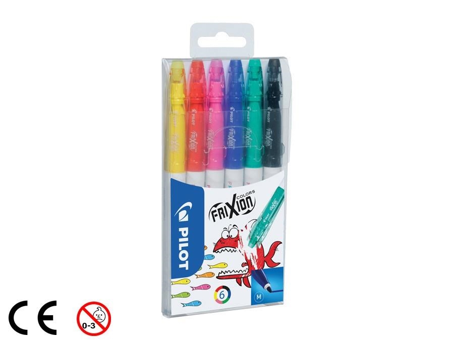 PILOT FRIXION COLORS ROTULADORES PARA PINTAR BORRABLES 6 COLORES | 4902505423871 | Librería Castillón - Comprar libros online Aragón, Barbastro