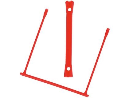 Encuadernador fastener q-connect plastico d-clips color rojo caja de 100 unidades kf02281 | 5706002022815 | Librería Castillón - Comprar libros online Aragón, Barbastro