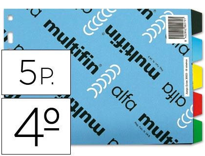 SEPARADOR MULTIFIN 3003 JUEGO DE 5 COLORES 4º APDO 43153300 / 03774 | 8422952002727 | Librería Castillón - Comprar libros online Aragón, Barbastro