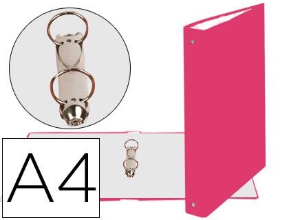 Carpeta de 2 anillas 30mm redondas exacompta din a4 carton forrado ROSA | 3130630543657 | Librería Castillón - Comprar libros online Aragón, Barbastro