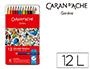 Lapices caran d'ache linea escolar acuarelable caja metalica de 12 colores 1290-312 | 7630002330749 | Librería Castillón - Comprar libros online Aragón, Barbastro