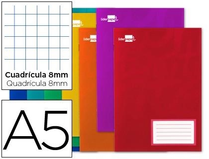 LIBRETA LIDERPAPEL WRITE A5 16H 60GR CUADRICULA 8MM CON MARGEN GRAPADA 24323 | 8423473243231 | Librería Castillón - Comprar libros online Aragón, Barbastro