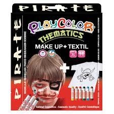 PLAYCOLOR PACK 3 MAQUILLAJE MAKE UP + 6 TEXTIL 5 GR TEMÁTICOS PIRATA | 8414213580426 | Librería Castillón - Comprar libros online Aragón, Barbastro