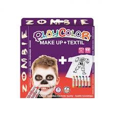 PLAYCOLOR PACK 3 MAQUILLAJE MAKE UP + 6 TEXTIL 5 GR TEMÁTICOS ZOMBI | 8414213580419 | Librería Castillón - Comprar libros online Aragón, Barbastro