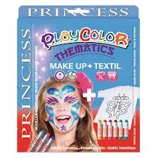 PLAYCOLOR PACK 3 MAQUILLAJE MAKE UP + 6 TEXTIL 5 GR TEMÁTICOS PRINCESAS | 8414213580440 | Librería Castillón - Comprar libros online Aragón, Barbastro