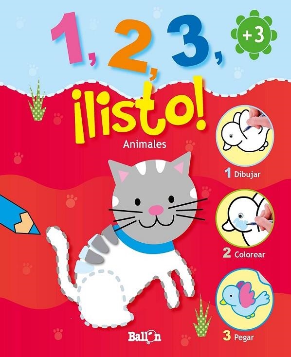 Animales - 1,2,3 ¡Listo! | 9789463074407 | Ballon | Librería Castillón - Comprar libros online Aragón, Barbastro