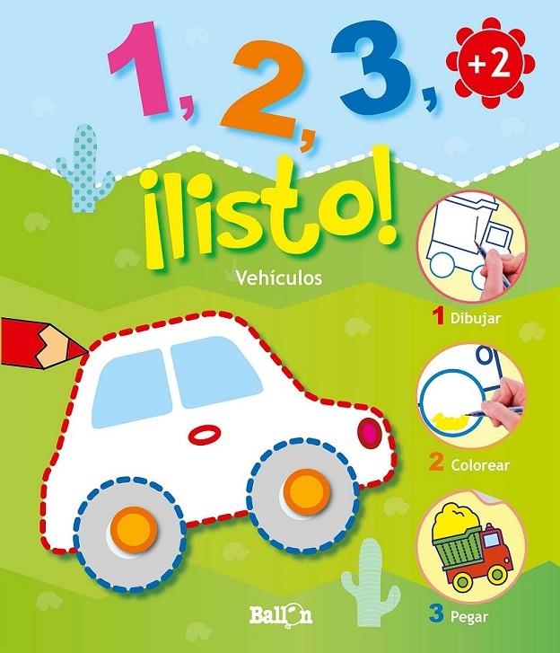 Vehículos - 1,2,3 ¡Listo! | 9789463074391 | Ballon | Librería Castillón - Comprar libros online Aragón, Barbastro