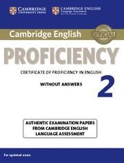 Cambridge English Proficiency 2 Student's Book without Answers | 9781107637924 | Cambridge English Language Assessment | Librería Castillón - Comprar libros online Aragón, Barbastro