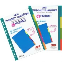 JUEGO SEPARADORES PP 0.5 FUN A4 6 POSICIONES 6 COLORES 41260400 | 8413623126309 | Librería Castillón - Comprar libros online Aragón, Barbastro