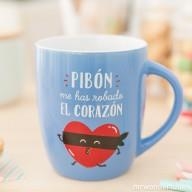 TAZA PIBÓN ME HAS ROBADO EL CORAZÓN | 8435460708814 | MR WONDERFUL | Librería Castillón - Comprar libros online Aragón, Barbastro