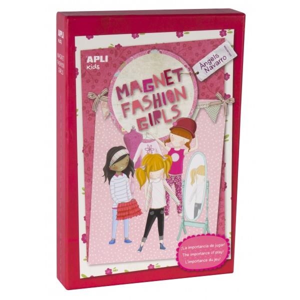 APLI KIDS 14838 JUEGO MAGNET FASHION GIRLS - ÀNGELS NAVARRO | 8410782148388 | NAVARRO, ÀNGELS | Librería Castillón - Comprar libros online Aragón, Barbastro