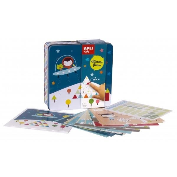 APLI KIDS 14533 JUEGO CAJA METÁLICA STICKER GAME HACIENDO EL INDIO | 8410782145332 | Librería Castillón - Comprar libros online Aragón, Barbastro