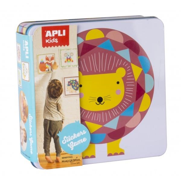 APLI KIDS 14590 JUEGO CAJA METÁLICA STICKER GAME ANIMALES | 8410782145905 | Librería Castillón - Comprar libros online Aragón, Barbastro