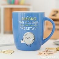 TAZA SUEGRO ERES MÁS MAJO QUE LAS PESETAS | 8435460709477 | MR WONDERFUL | Librería Castillón - Comprar libros online Aragón, Barbastro