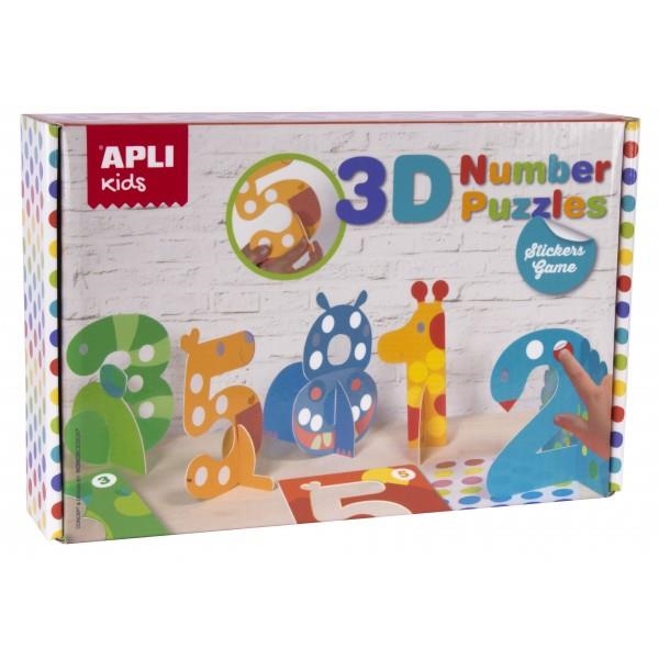 APLI KIDS 14591 JUEGO GOMETS PUZZLE 3D NUMEROS | 8410782145912 | Librería Castillón - Comprar libros online Aragón, Barbastro