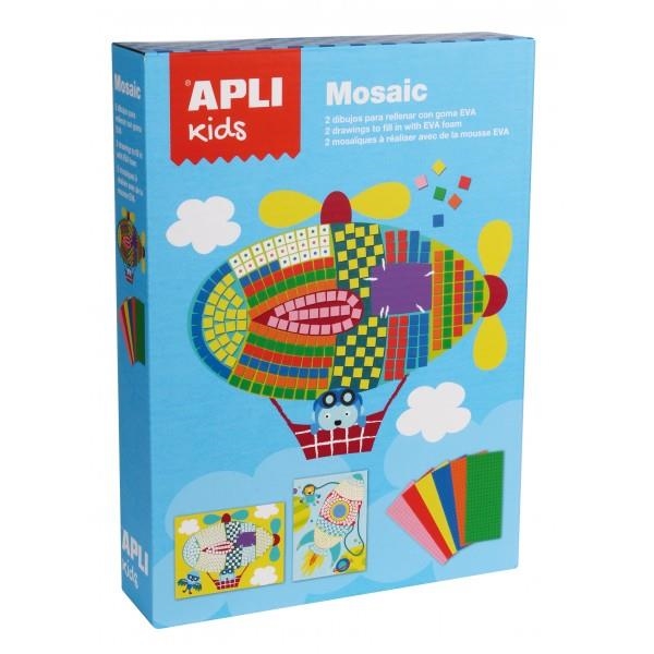 APLI KIDS 14291 JUEGO MOSAICO GOMA EVA TRANSPORTES | 8410782142911 | Librería Castillón - Comprar libros online Aragón, Barbastro