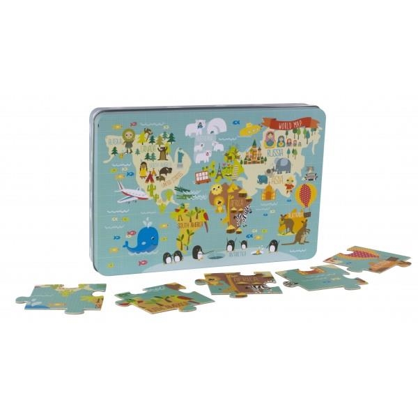 APLI KIDS 14550 JUEGO PUZZLE MAPA MUNDI 24 PIEZAS - MARTINA HOGAN  | 8410782145509 | HOGAN, MARTINA | Librería Castillón - Comprar libros online Aragón, Barbastro