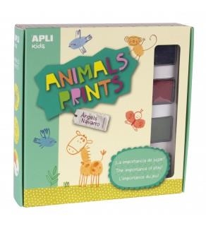 APLI KIDS 14835 JUEGO ANIMAL PRINTS - ÀNGELS NAVARRO | 8410782148357 | NAVARRO, ÀNGELS | Librería Castillón - Comprar libros online Aragón, Barbastro