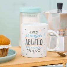 TAZA ERES EL MEJOR ABUELO DEL MUNDO ENTERO | 8435460708029 | mr wonderful | Librería Castillón - Comprar libros online Aragón, Barbastro