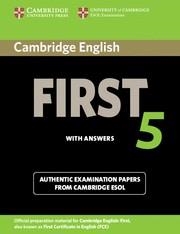 Cambridge English First 5 Student's Book with Answers | 9781107603318 | Cambridge ESOL | Librería Castillón - Comprar libros online Aragón, Barbastro