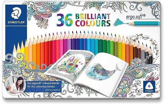 LÁPICES COLOR STAEDTLER 157M36JB CAJA METÁLICA 36 COLORES JOHANNA BASFORD | 4007817028605 | BASFORD, JOHANNA | Librería Castillón - Comprar libros online Aragón, Barbastro